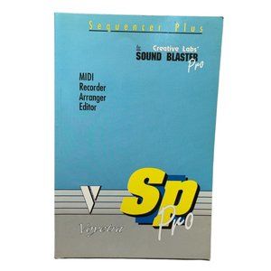 Voyetra Sequencer Plus for Sound Blaster Pro Users Guide 1991 Manual Only